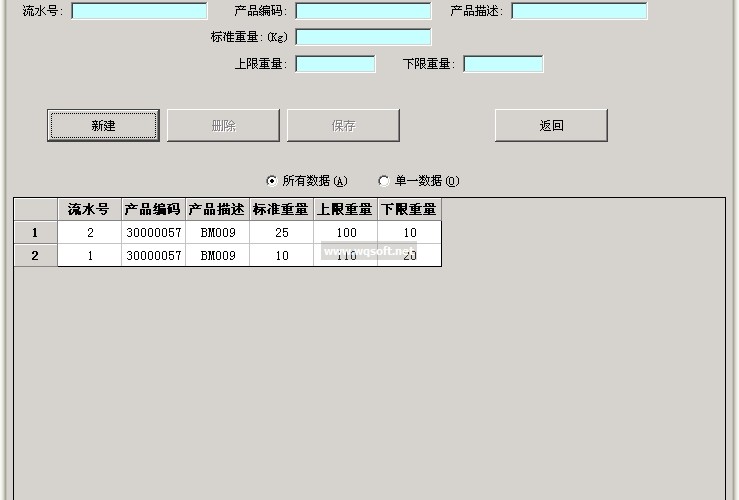 高精密度天平称重多条码产品外箱标签输出系统_用户管理